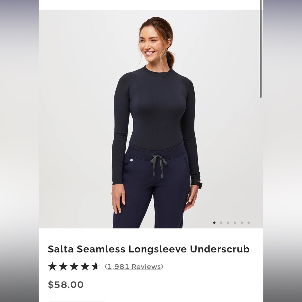 Figs Underscrub Navy